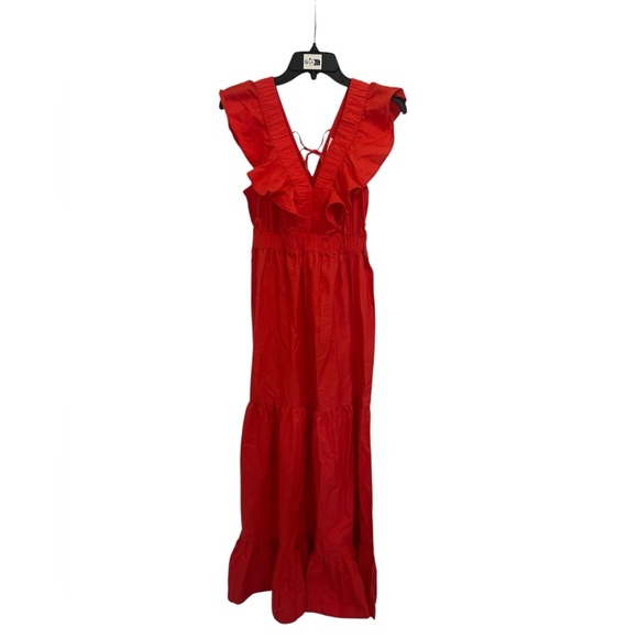 New red boho maxi dress - Picture 3 of 5